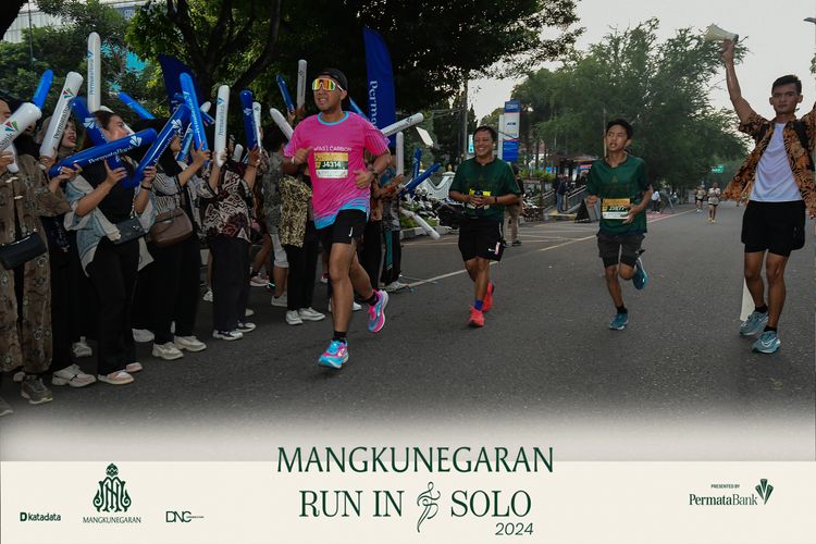Race photo from Mangkunegaran Run 2024
