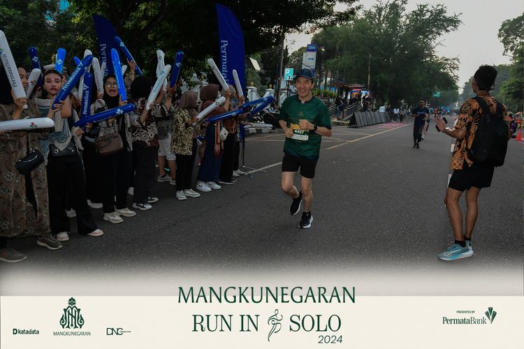 Race photo from Mangkunegaran Run 2024