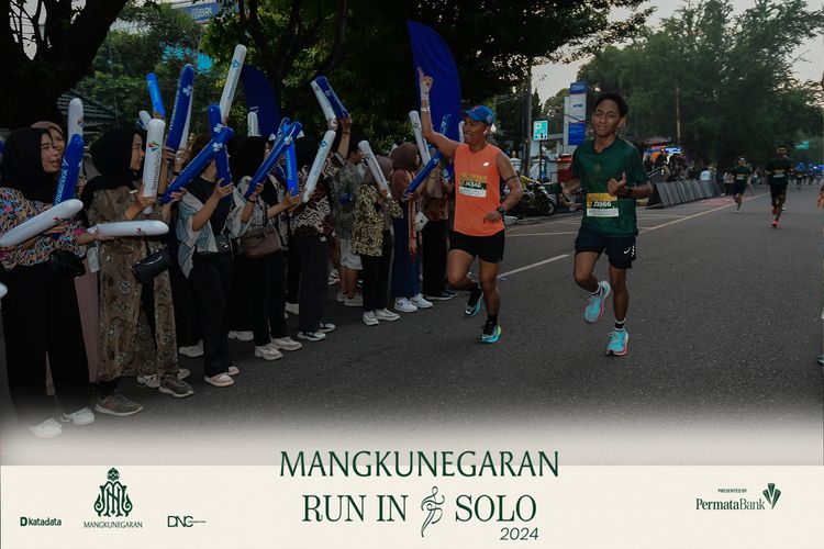 Race photo from Mangkunegaran Run 2024