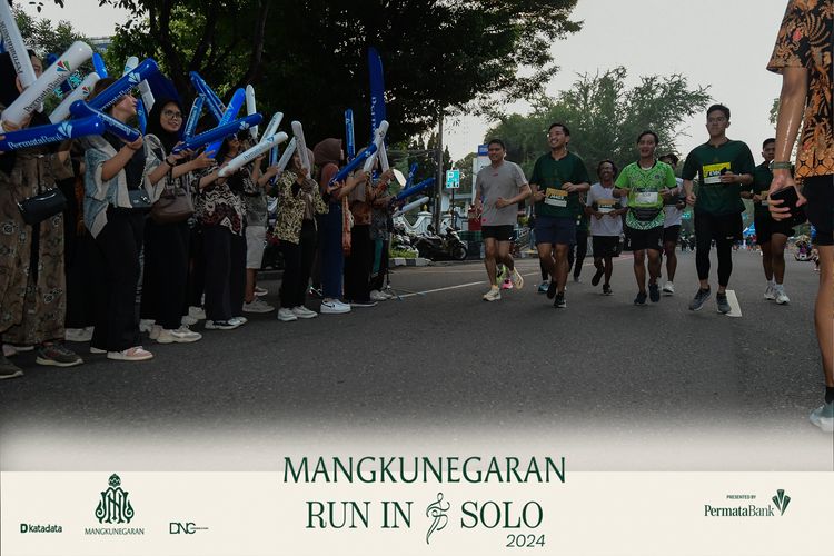 Race photo from Mangkunegaran Run 2024