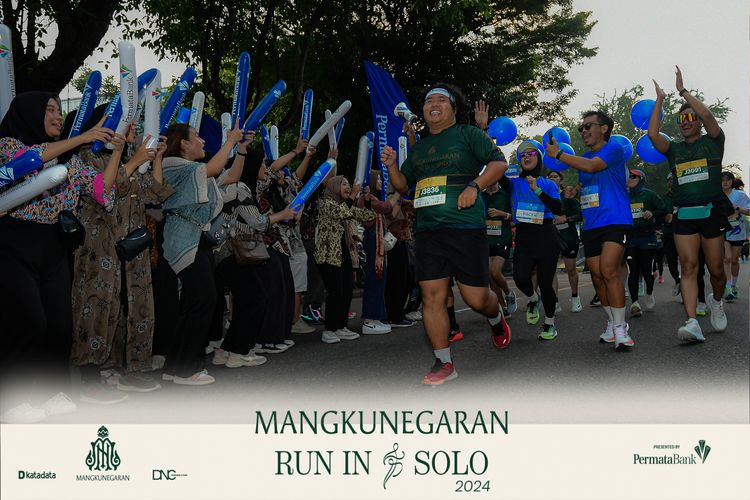 Race photo from Mangkunegaran Run 2024