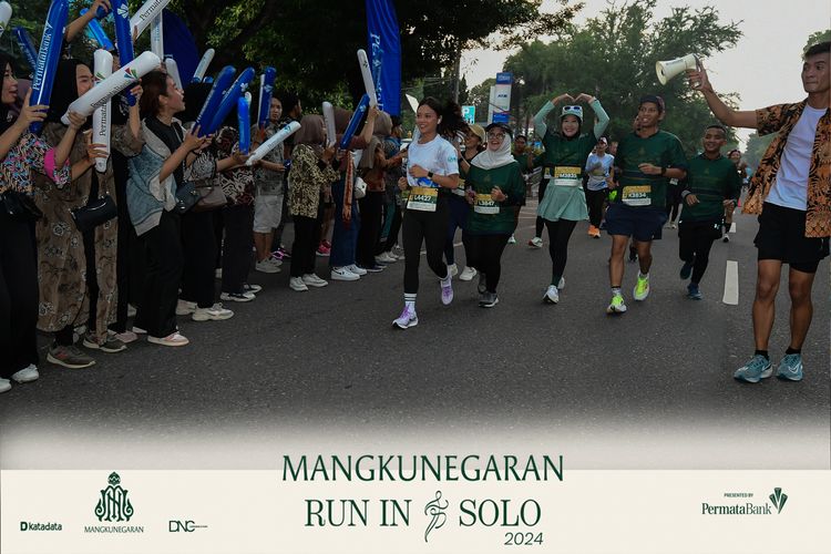 Race photo from Mangkunegaran Run 2024