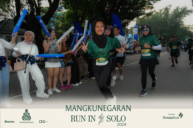 Race photo from Mangkunegaran Run 2024