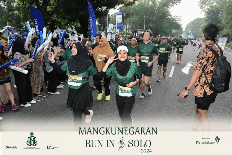 Race photo from Mangkunegaran Run 2024