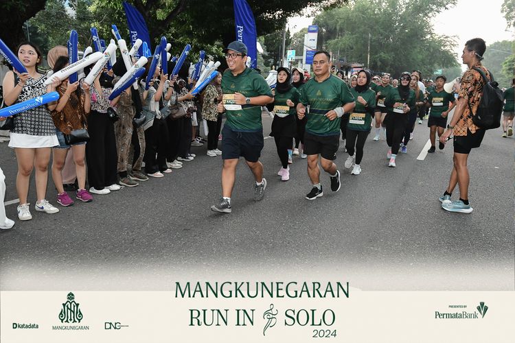Race photo from Mangkunegaran Run 2024