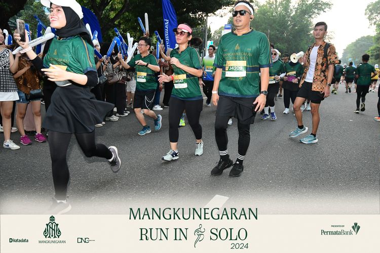 Race photo from Mangkunegaran Run 2024