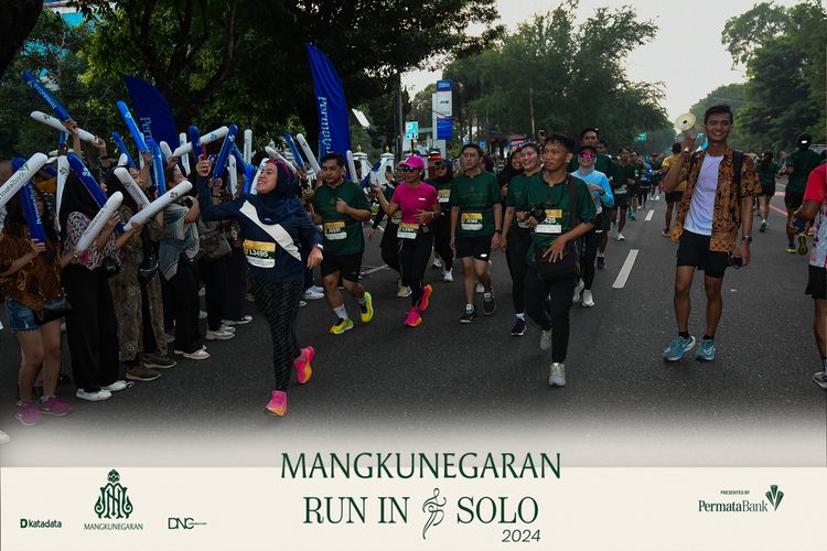 Race photo from Mangkunegaran Run 2024