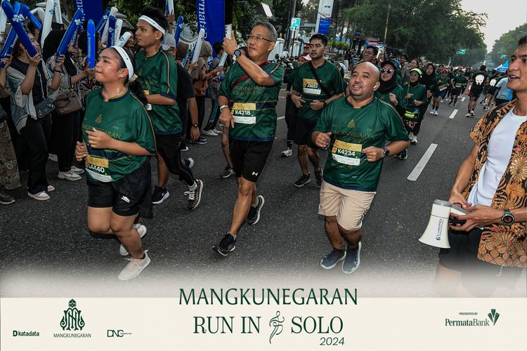 Race photo from Mangkunegaran Run 2024