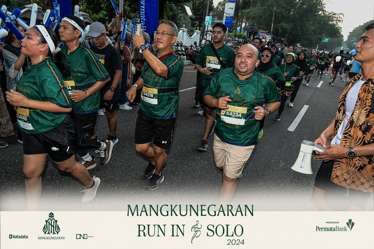 Race photo from Mangkunegaran Run 2024