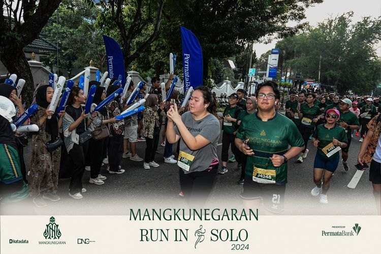 Race photo from Mangkunegaran Run 2024