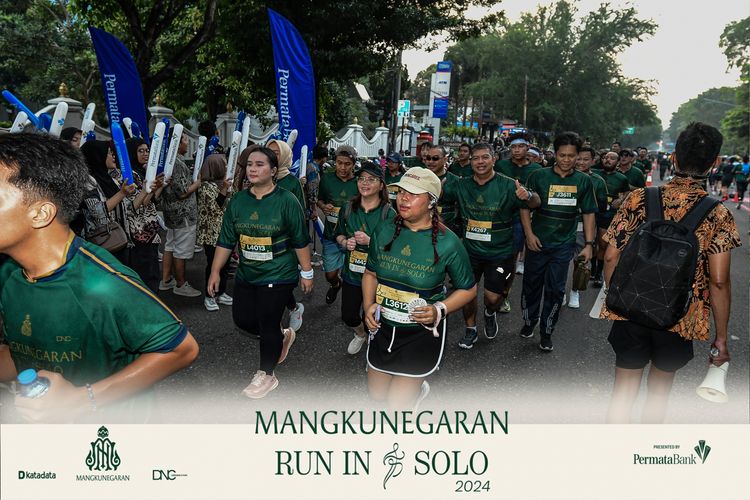 Race photo from Mangkunegaran Run 2024