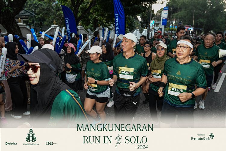 Race photo from Mangkunegaran Run 2024