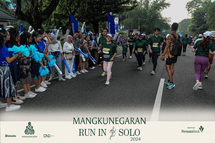 Race photo from Mangkunegaran Run 2024