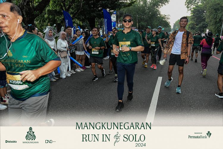 Race photo from Mangkunegaran Run 2024