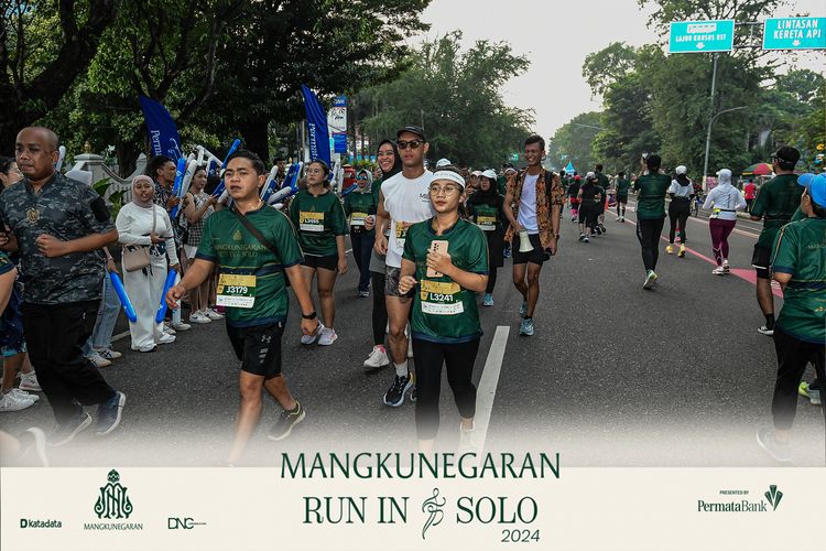 Race photo from Mangkunegaran Run 2024