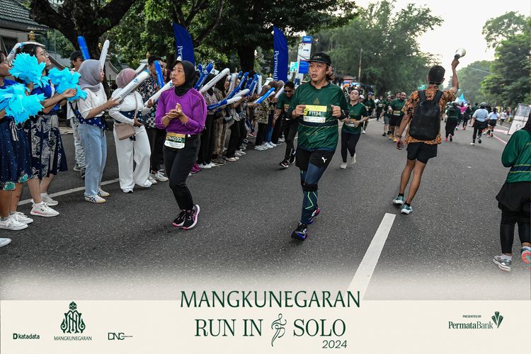 Race photo from Mangkunegaran Run 2024