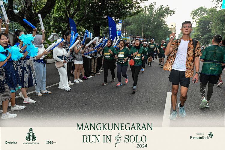 Race photo from Mangkunegaran Run 2024