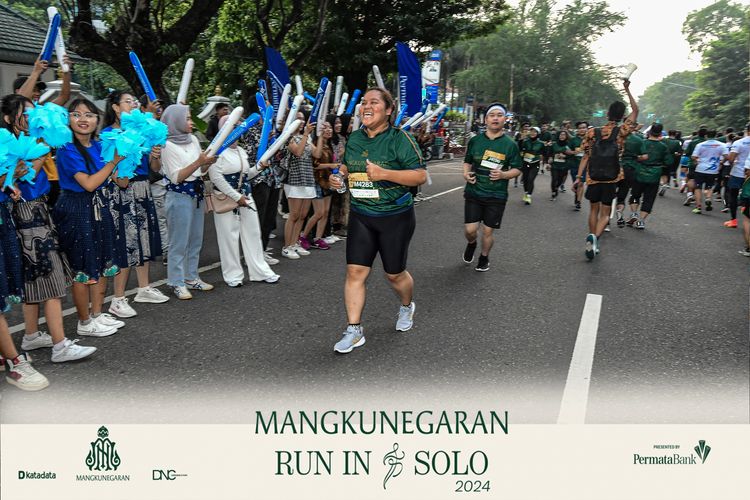 Race photo from Mangkunegaran Run 2024