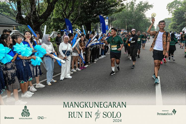 Race photo from Mangkunegaran Run 2024