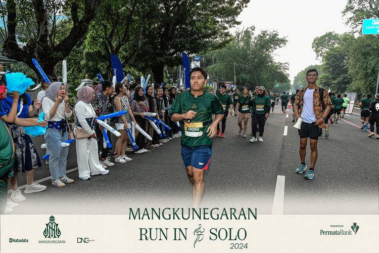 Race photo from Mangkunegaran Run 2024