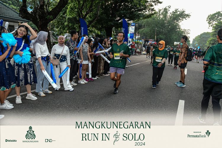 Race photo from Mangkunegaran Run 2024
