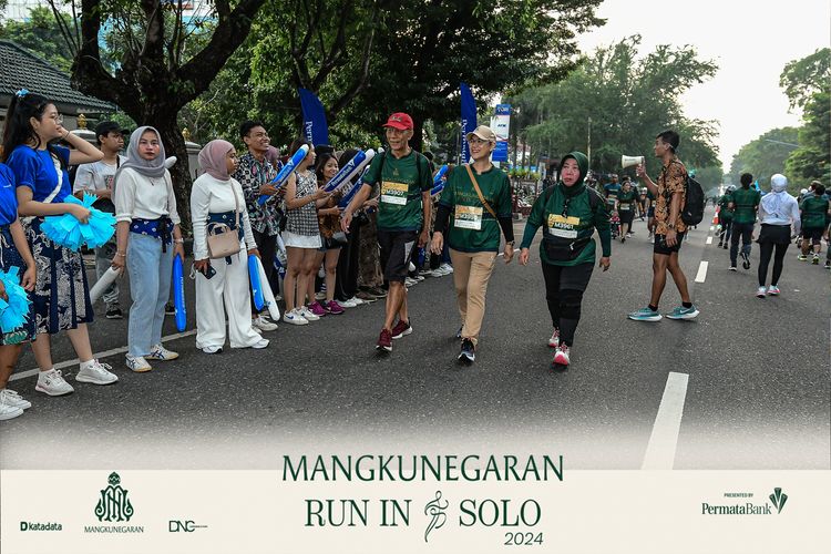 Race photo from Mangkunegaran Run 2024