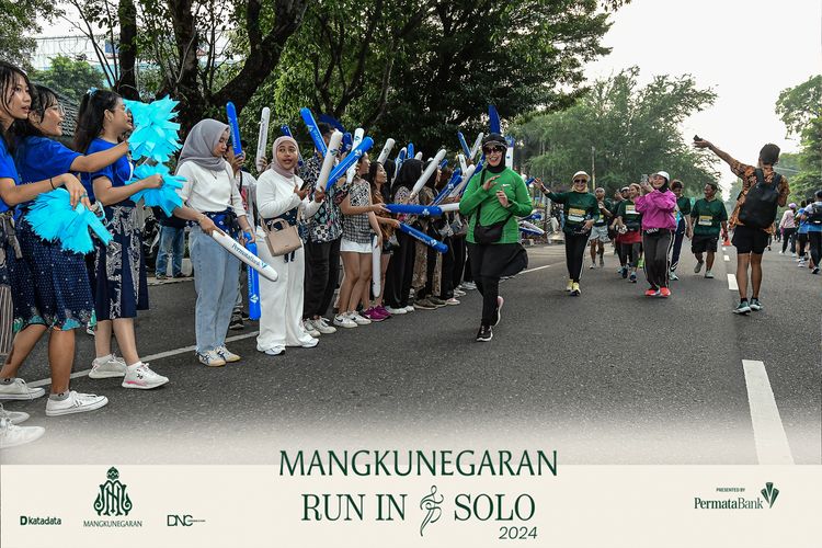 Race photo from Mangkunegaran Run 2024