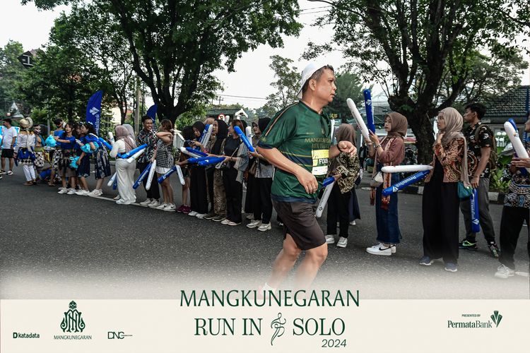 Race photo from Mangkunegaran Run 2024
