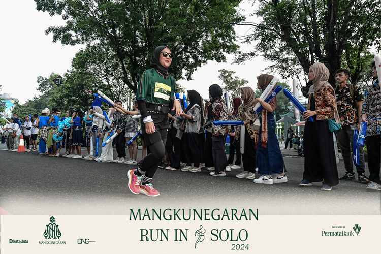 Race photo from Mangkunegaran Run 2024