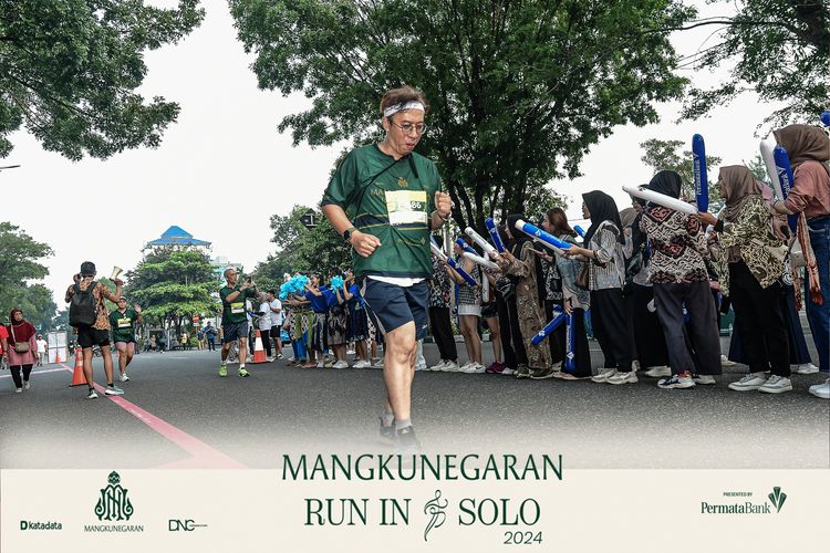 Race photo from Mangkunegaran Run 2024