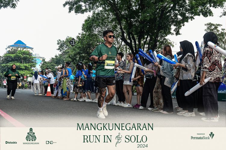 Race photo from Mangkunegaran Run 2024