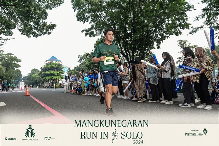 Race photo from Mangkunegaran Run 2024