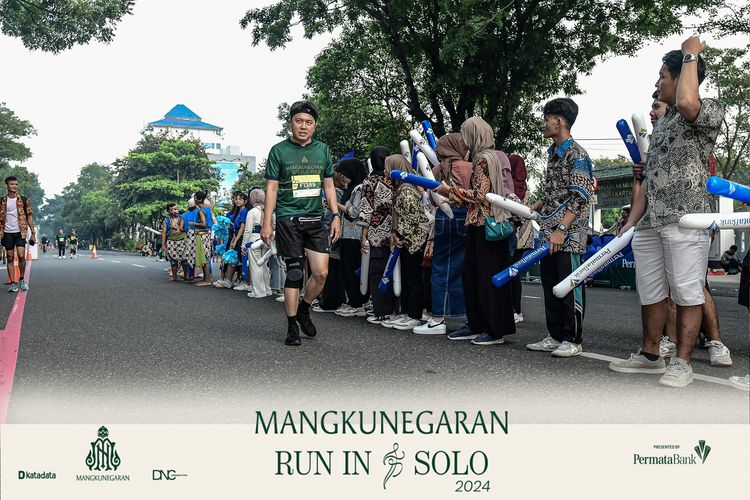 Race photo from Mangkunegaran Run 2024