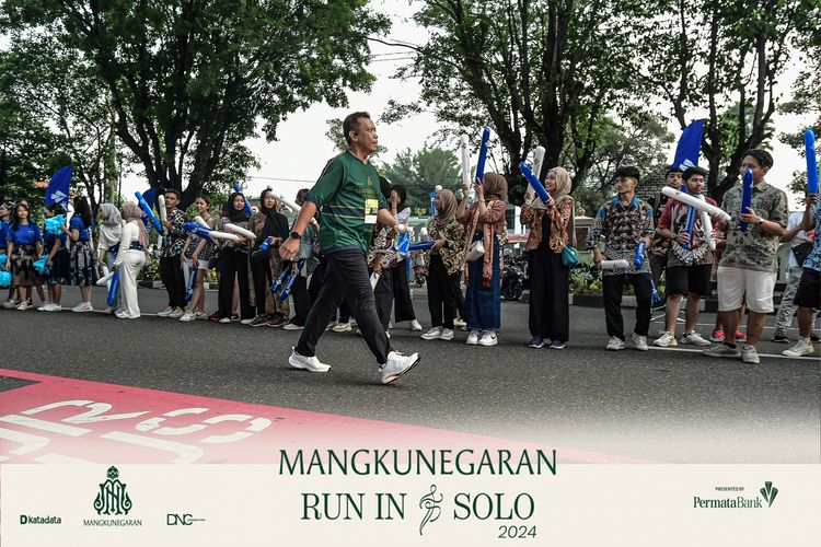 Race photo from Mangkunegaran Run 2024
