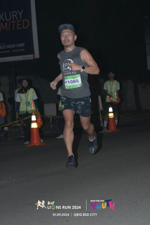 Race photo from BAF LIONS RUN 2024