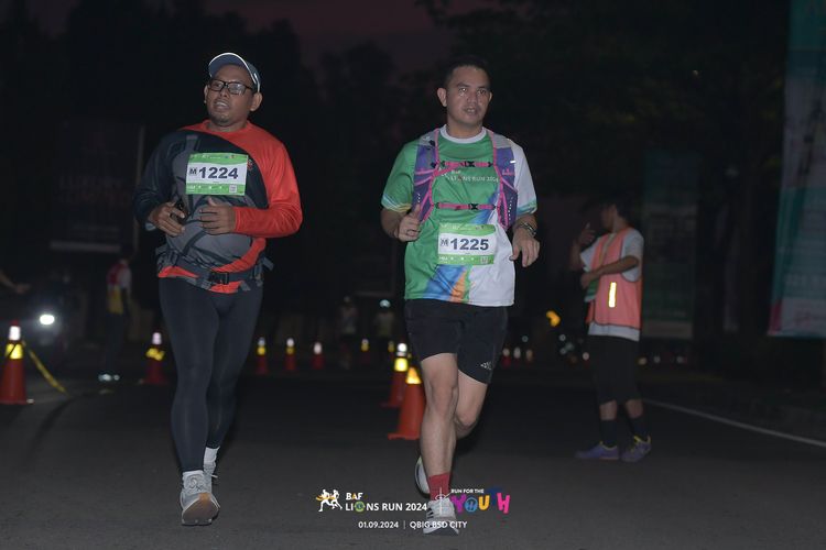 Race photo from BAF LIONS RUN 2024