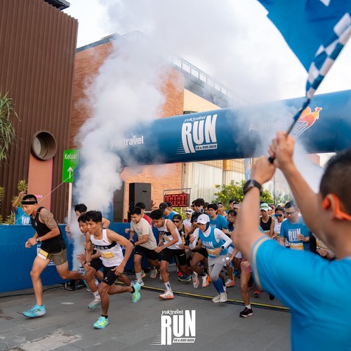 Race photo from YUK TRAVEL RUN