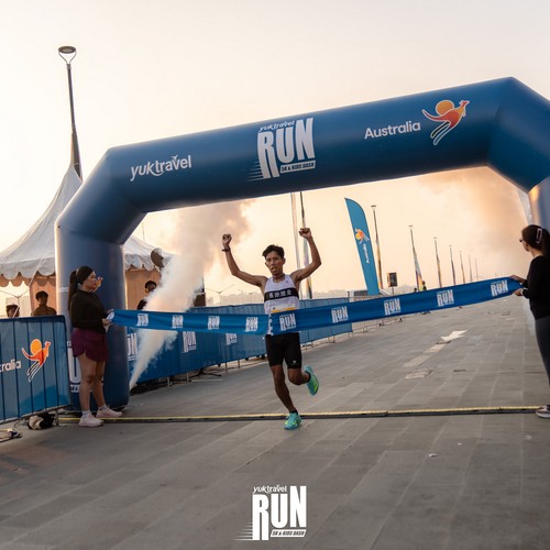 Race photo from YUK TRAVEL RUN