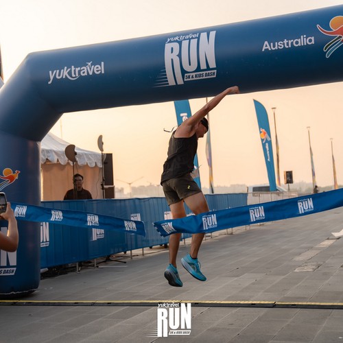 Race photo from YUK TRAVEL RUN