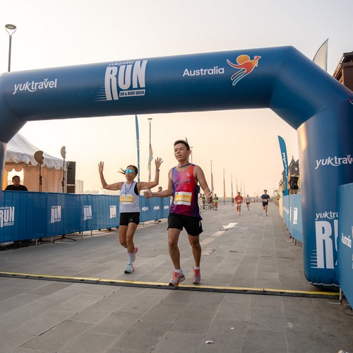 Race photo from YUK TRAVEL RUN