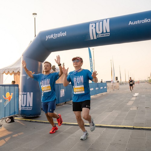 Race photo from YUK TRAVEL RUN