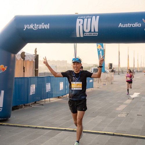 Race photo from YUK TRAVEL RUN