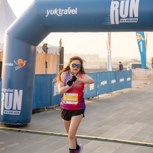 Race photo from YUK TRAVEL RUN