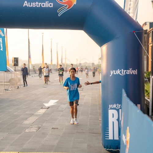 Race photo from YUK TRAVEL RUN