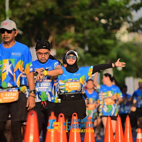 Race photo from SURABAYA ISOPLUS MARATHON 2026