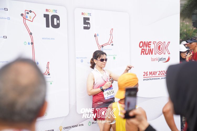 Race photo from ONE RUN 10 K