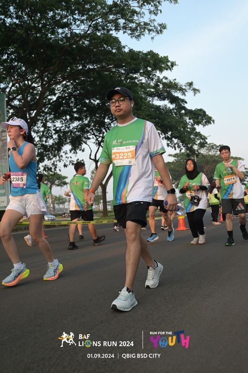 Race photo from BAF LIONS RUN 2024