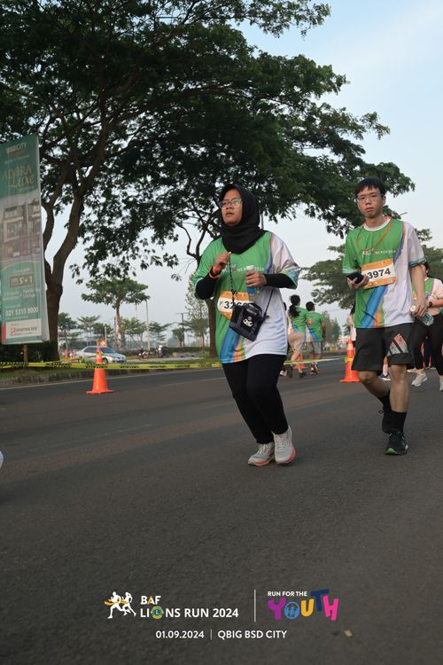 Race photo from BAF LIONS RUN 2024