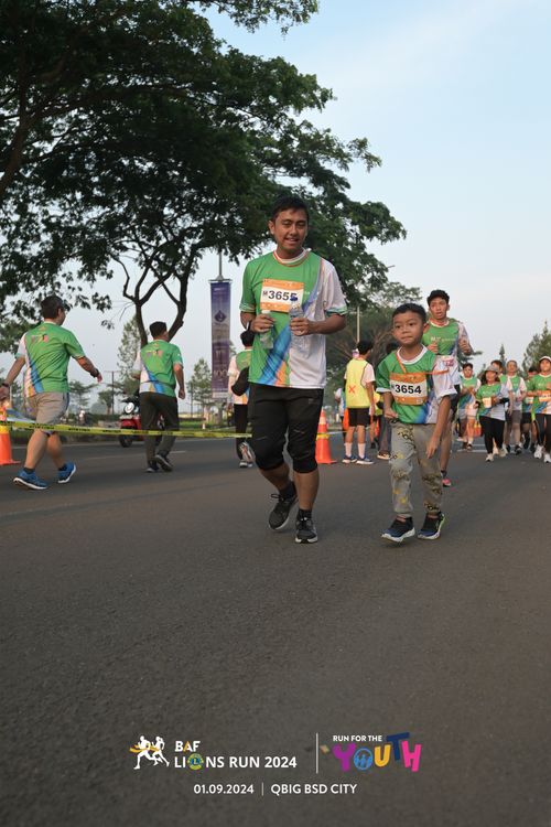Race photo from BAF LIONS RUN 2024