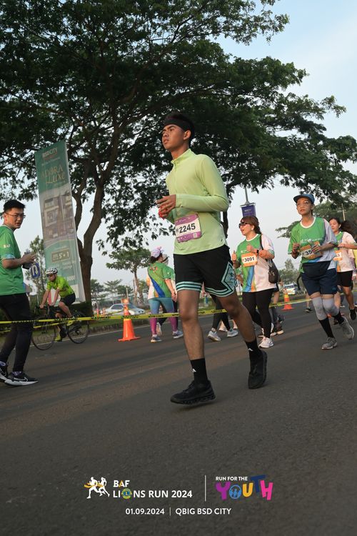 Race photo from BAF LIONS RUN 2024